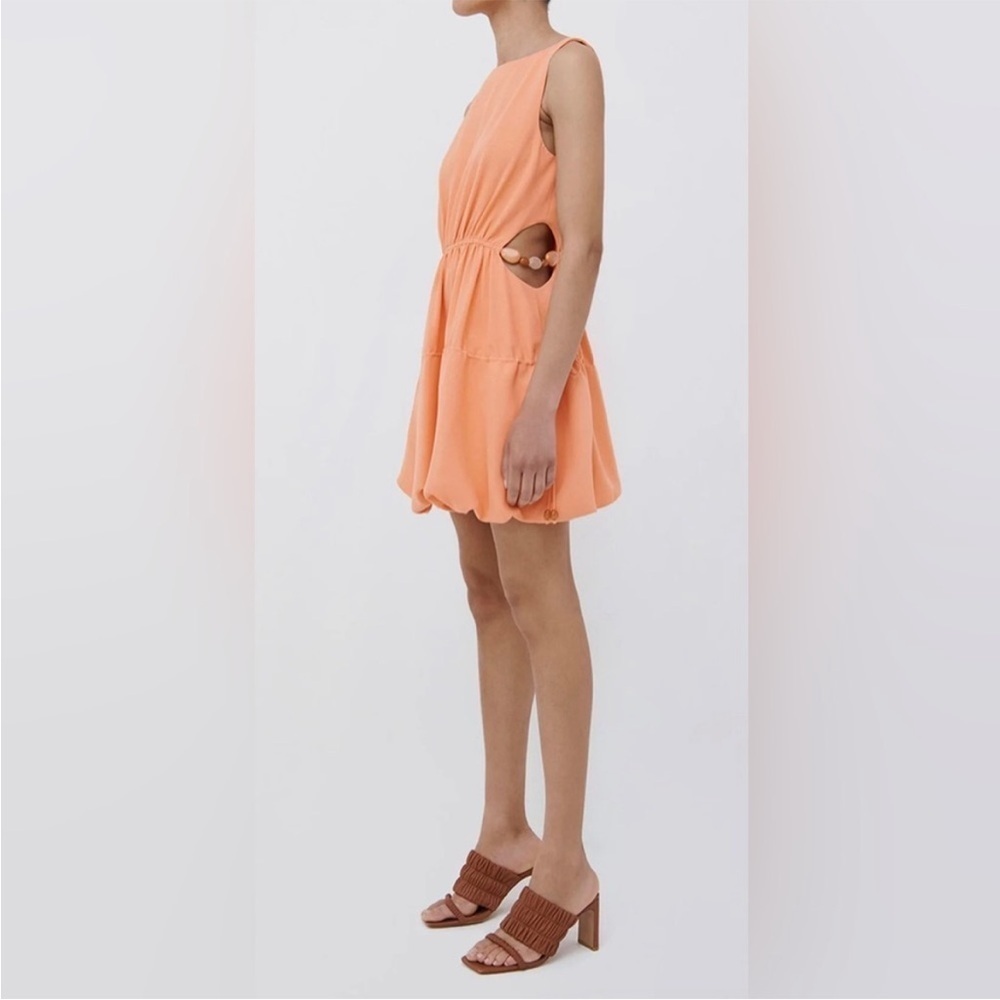 NWOT Jonathan Simkhai Romy Stone Mini Dress in Sunset